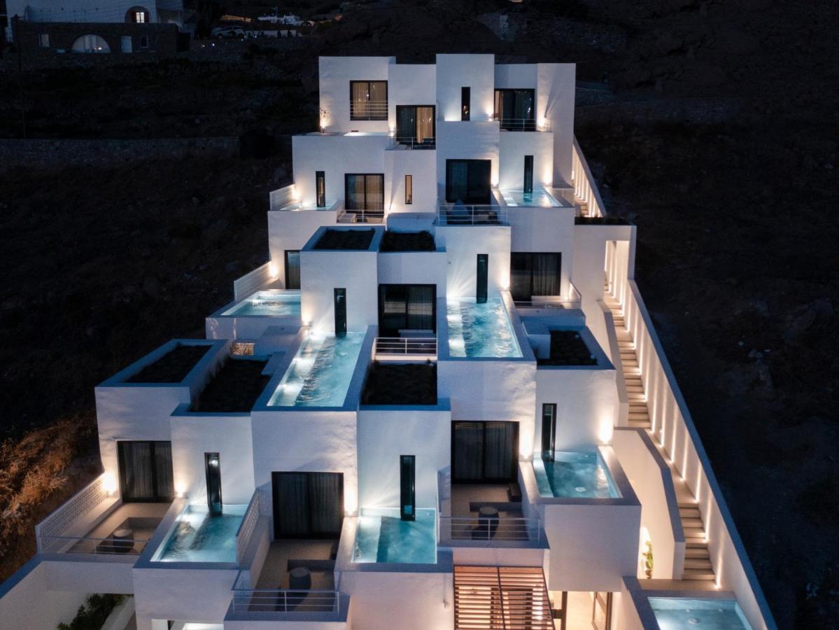 Cubic Mykonos Seafront Design Suites Ορνός Εξωτερικό φωτογραφία
